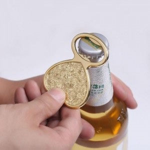 Gold Glitter Heart Bottle Opener Favour Gifts