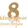 Gold Glitter Cake Topper Number Cupcake Toppers Birthday Party Decorations