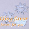 Silver Snowflake Bottle Opener Wedding Favour for Guests
