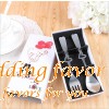 Stainless Steel Heart Design Spoon And Fork Set Wedding Favor