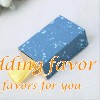 Romantic Blue Starry Sky Map Drawer Wedding Favor Paper Candy Box