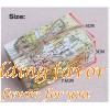 World map Candy Boxes Gift Box Sugar Candy Box with Burlap Wedding Favor