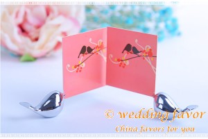 Love Bird Place Card Holder Wedding Favor