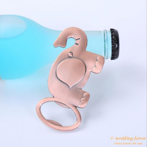 Cute Elephant Bottle Opener Wedding Favor